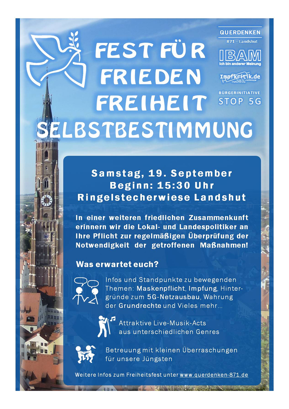 Plakat zur Kundgebung